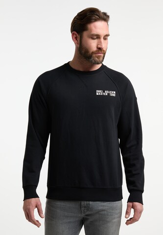 DreiMaster Maritim - Sudadera 'Bridgeport' en negro: frente