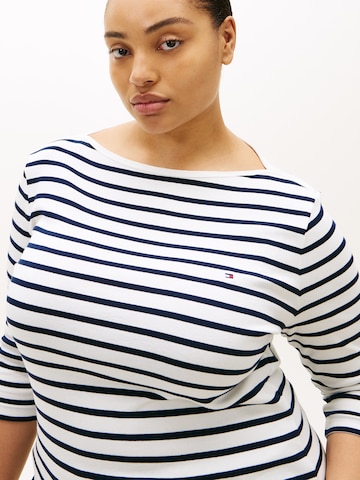 Tommy Hilfiger Curve - Camiseta en blanco