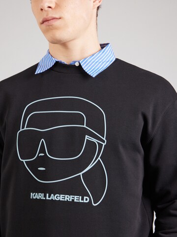 Bluză de molton de la Karl Lagerfeld pe negru