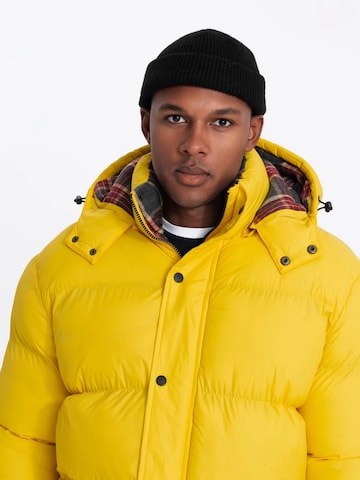 Ombre Winter jacket 'OM-Jahp-0205' in Yellow