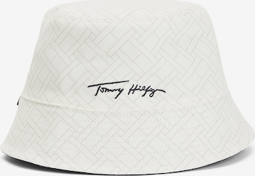 TOMMY HILFIGER Hoed in Wit: voorkant