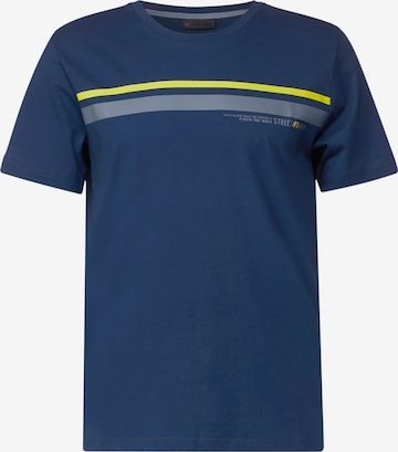 Street One MEN Shirt in Blue: front