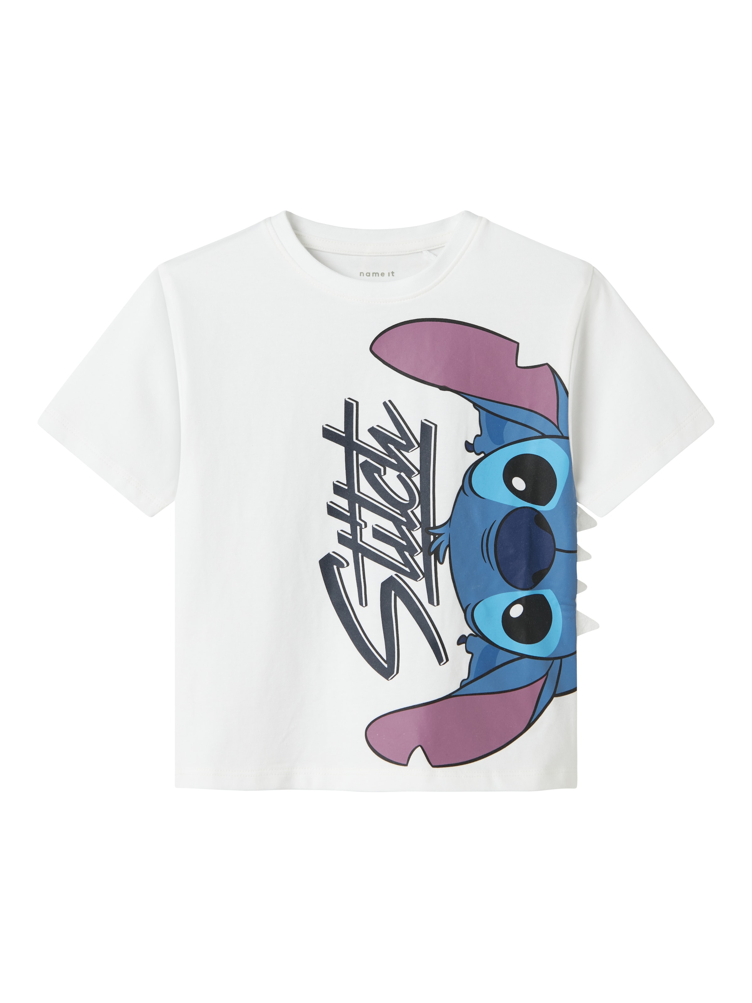 NAME IT Shirt 'NMMANWIT STITCH' in White: front