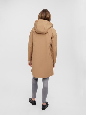 VERO MODA Between-Seasons Coat 'Copenhagen' in Brown