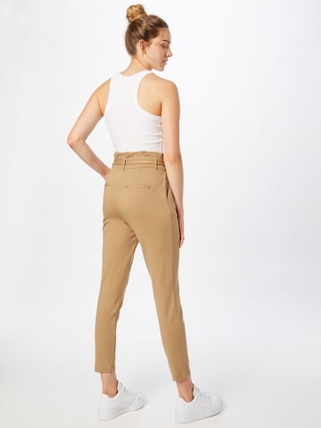 ONLY Tapered Pants 'POPTRASH' in Beige