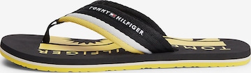 Tongs TOMMY HILFIGER en noir : devant