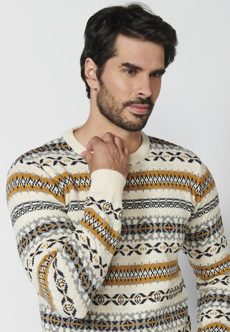 KOROSHI Sweater 'Punto' in White