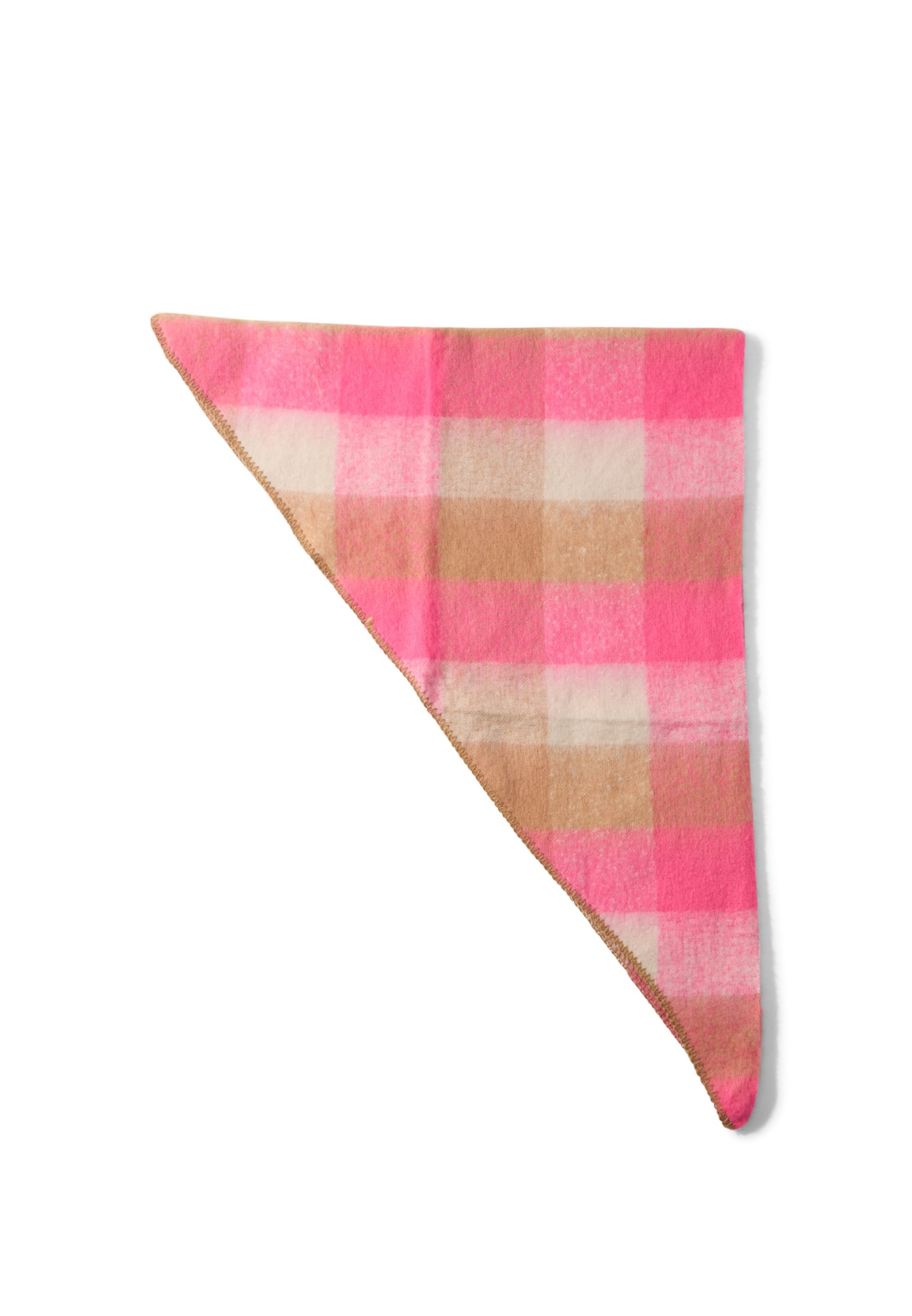 Zwillingsherz Scarf 'Karo' in Pink: front