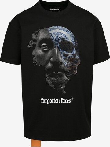 Tricou 'Aurelius' de la Forgotten Faces pe negru: față