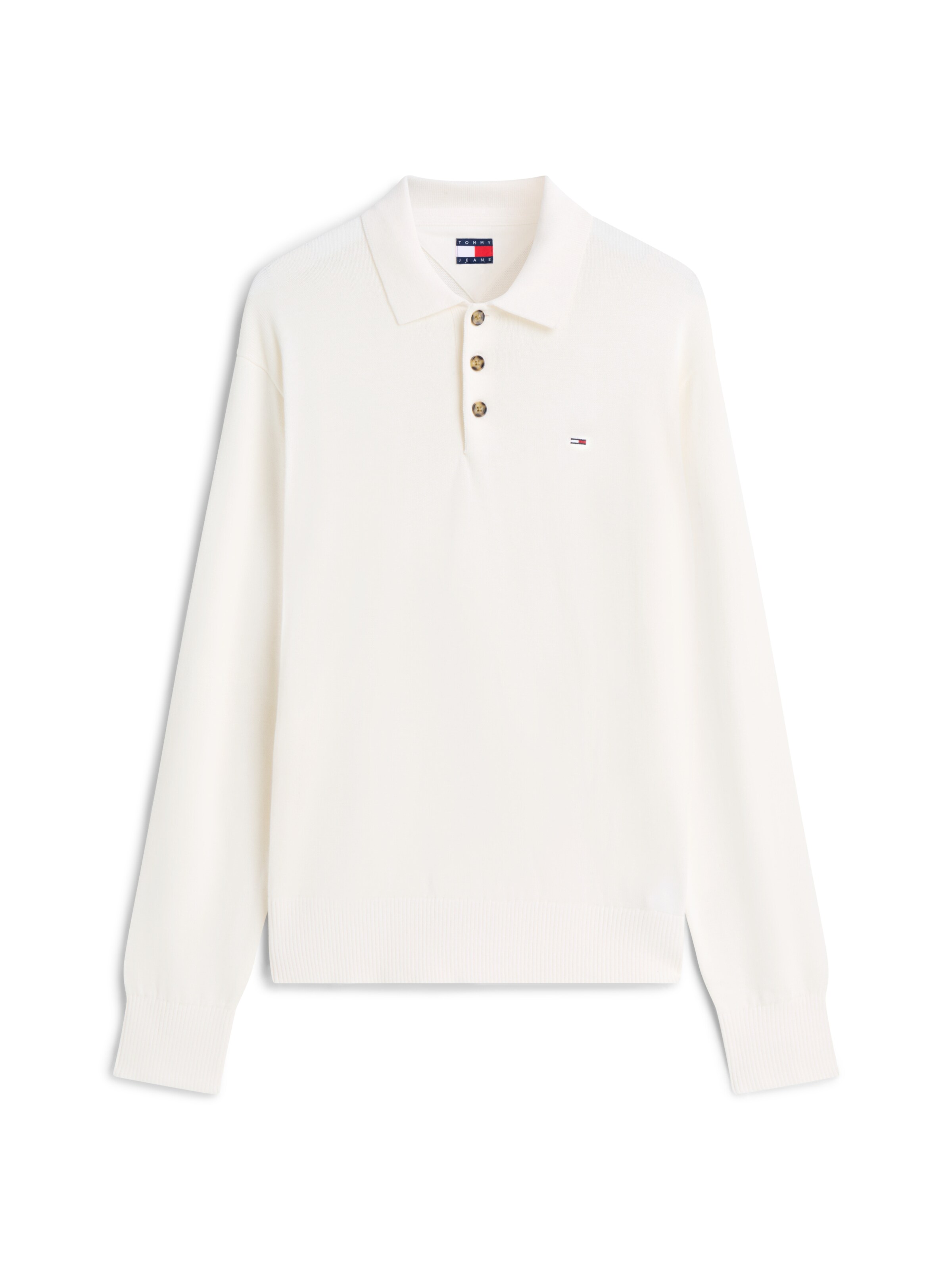 Tommy Jeans Свитер 'ESSENTIAL' в Белый: спереди