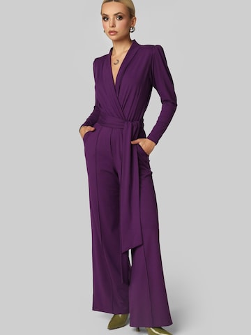 Combinaison Madnezz House en violet : devant