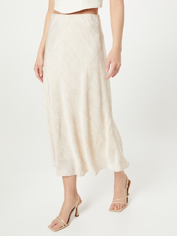 Neo Noir Skirt 'Bovary' in Beige: front