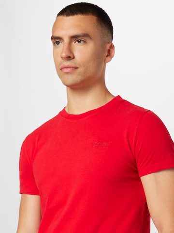 Superdry - Camiseta en rojo