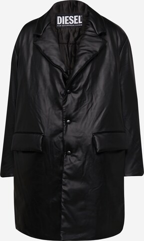 DIESEL Between-Seasons Coat 'CLEVE' in Black: front