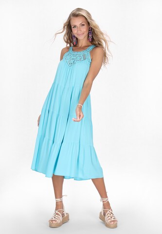 Abito 'Boho' di IZIA in verde: frontale