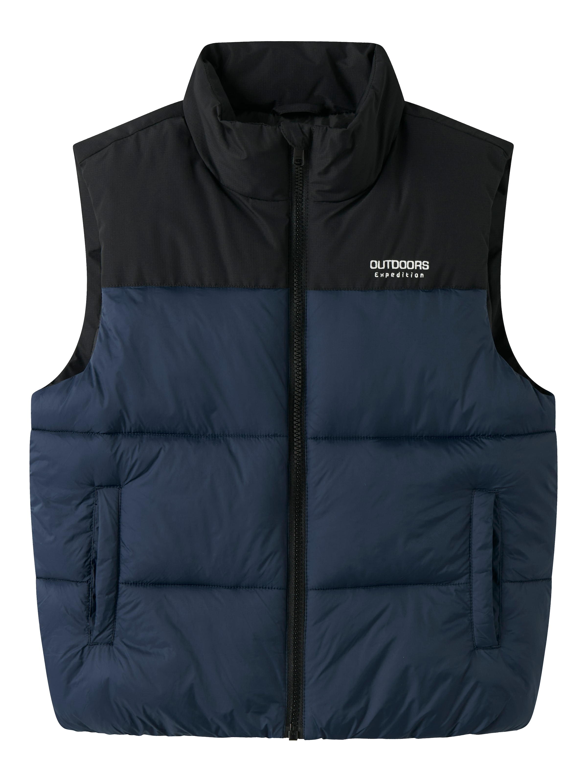 NAME IT - Chaleco 'NKMMOLE' en azul: frente