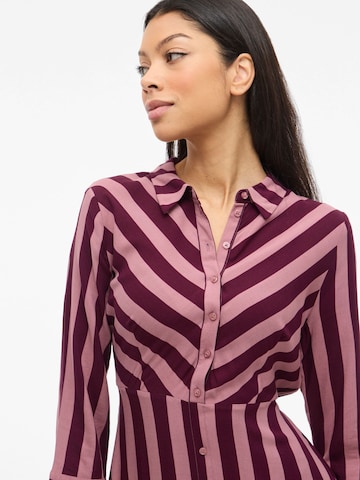 VILA - Vestido camisero 'VIAya Paya' en rojo