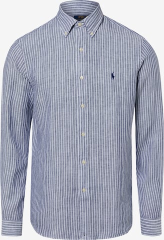 Polo Ralph Lauren Comfort Fit Hemd in Blau: Vorderseite