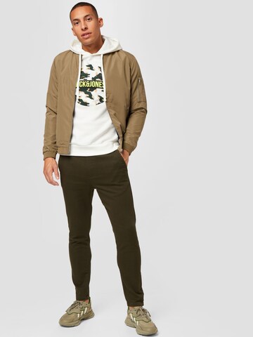 JACK & JONES Sweatshirt 'RAMP' in Weiß