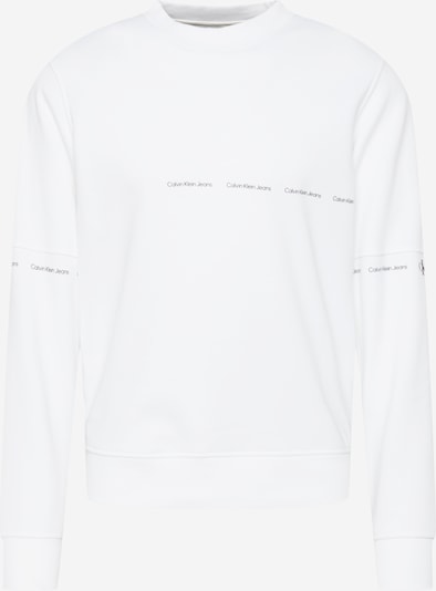 Calvin Klein Jeans Sudadera en negro / offwhite, Vista del producto