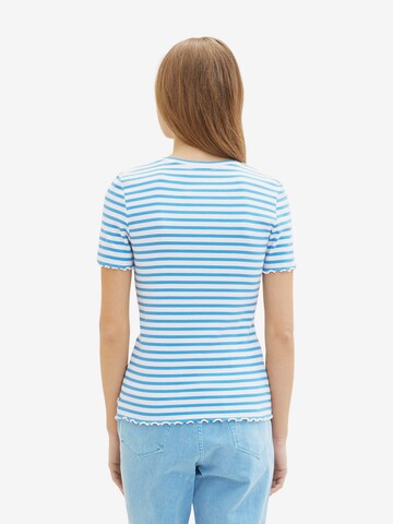 Tricou de la TOM TAILOR DENIM pe alb