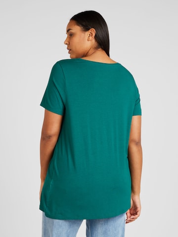 ONLY Carmakoma - Camisa 'Anina' em verde