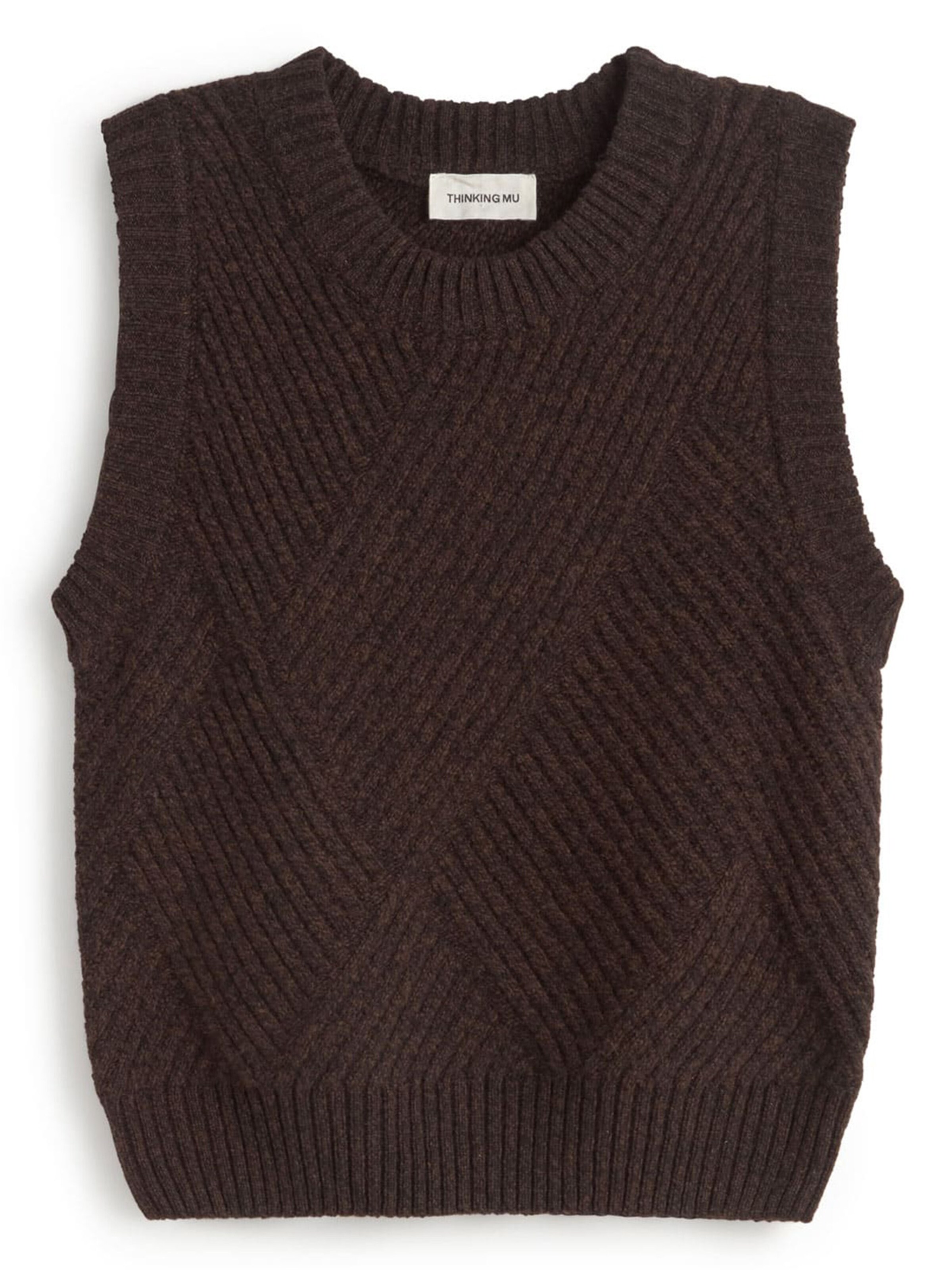 Thinking MU Sweater in Brown: front