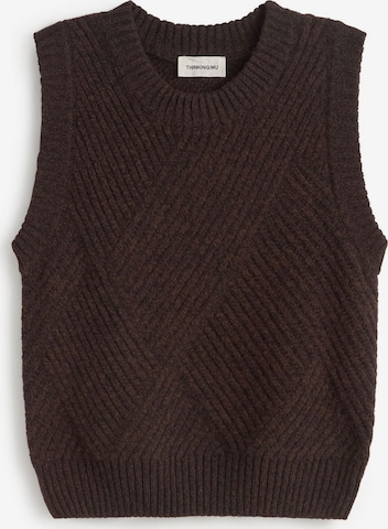 Thinking MU Sweater in Brown: front