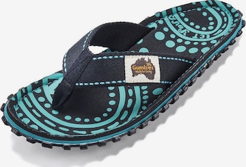 Gumbies Zehentrenner 'Gumbies Original' in Blau: Vorderseite