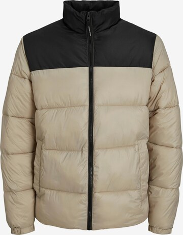 Veste d’hiver 'TOBY' JACK & JONES en beige : devant