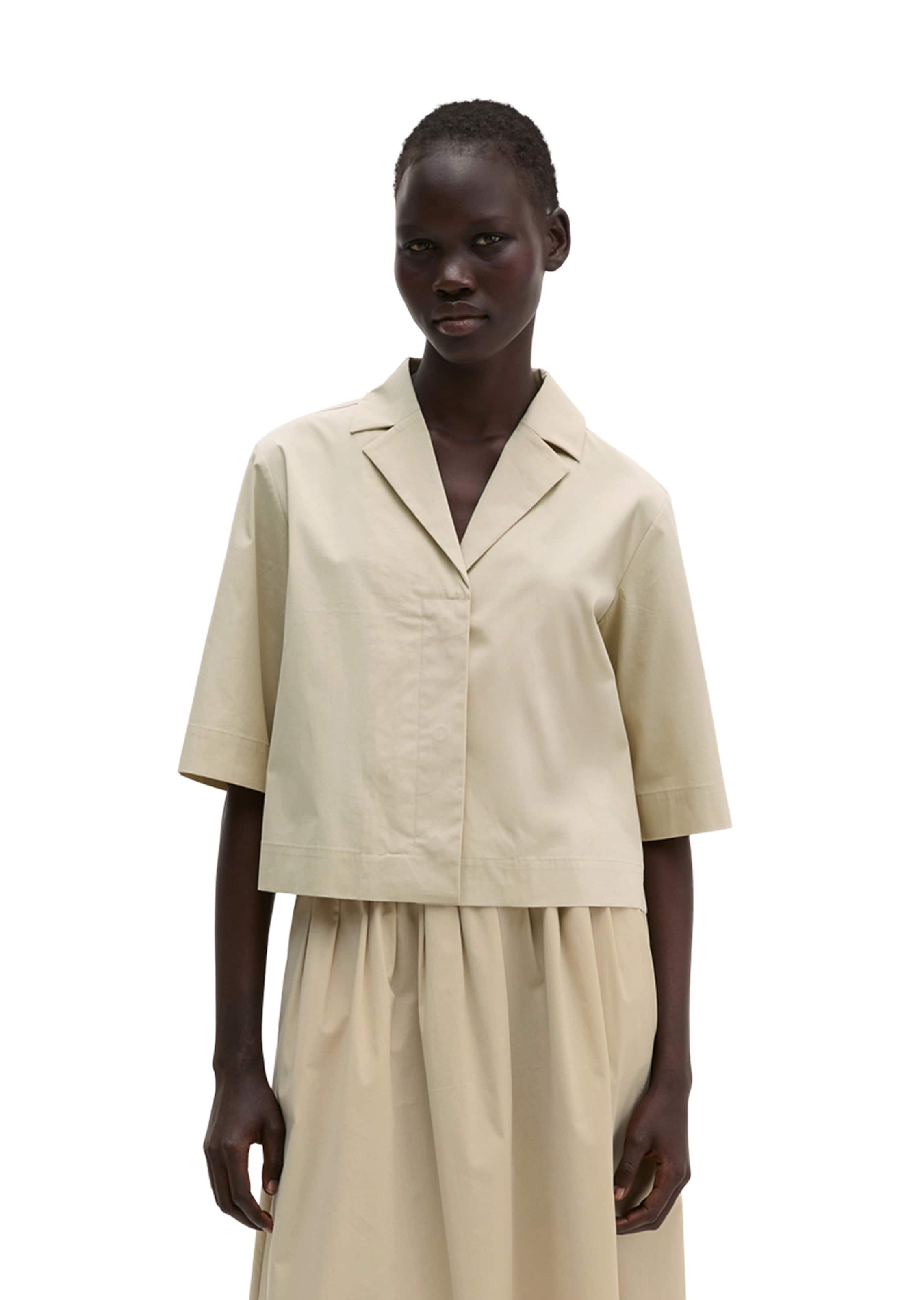 Marc O'Polo Blouse in Beige: voorkant