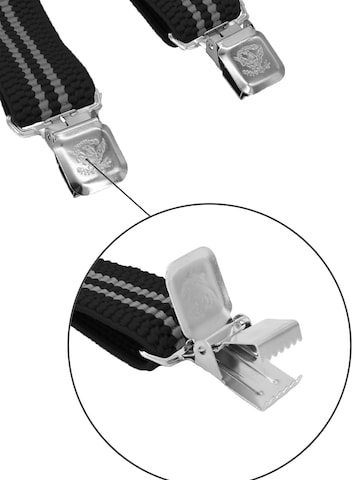 Fabio Farini Suspenders in Black