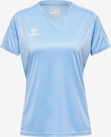 T-shirt fonctionnel 'Core' Hummel en bleu : devant