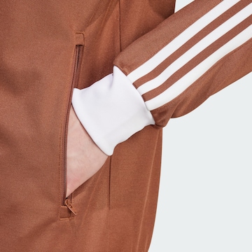 ADIDAS ORIGINALS Sweatjacke 'Adicolor Classics Beckenbauer' in Braun