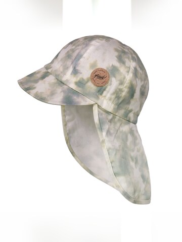 MAXIMO Beanie 'KIDS-Schildmütze, Batik Nackenschutz' in Green: front