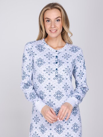 Rebelle Nachthemd 'Snowy Sparkles' in Blauw
