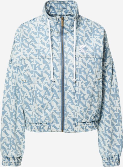 Karl Kani Veste mi-saison en bleu clair / blanc, Vue avec produit