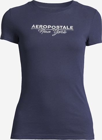 AÉROPOSTALE Shirt in Blue: front