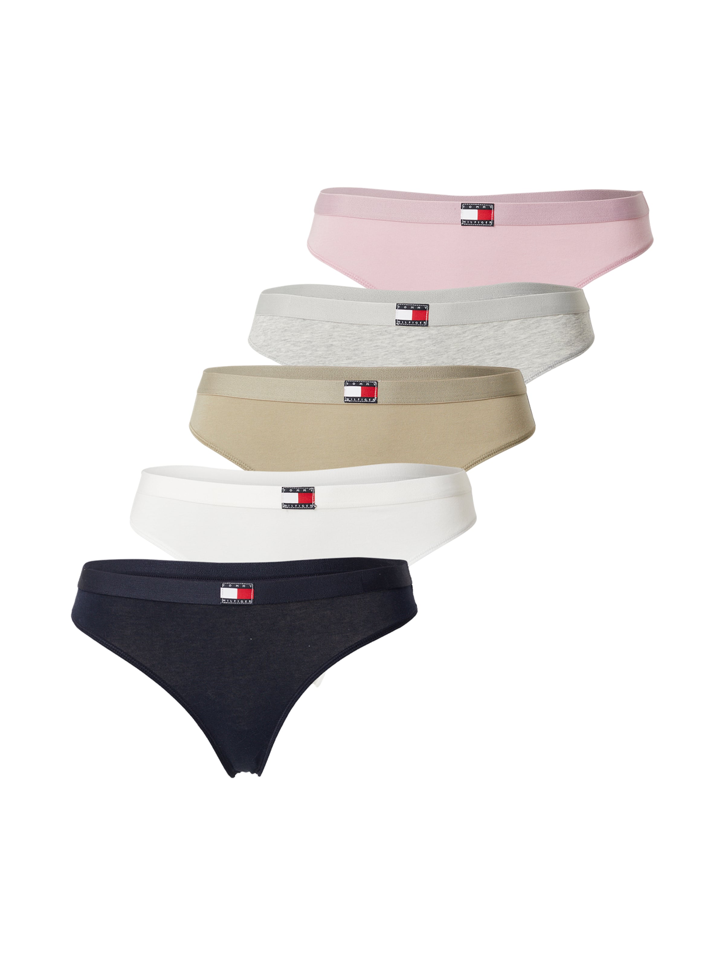 Tommy Hilfiger Underwear String in Beige: voorkant
