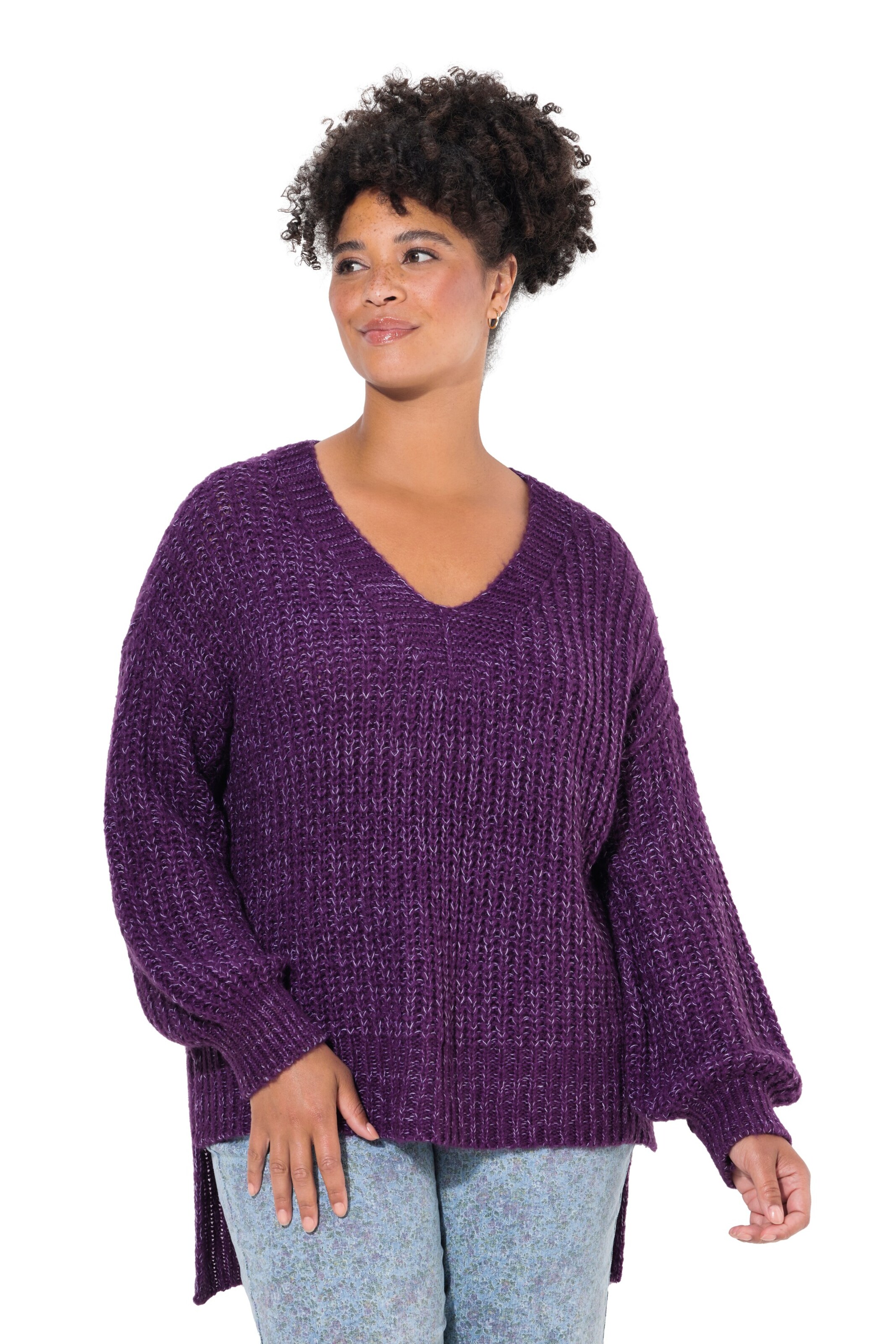 Janet & Joyce Pullover in Lila: Vorderseite