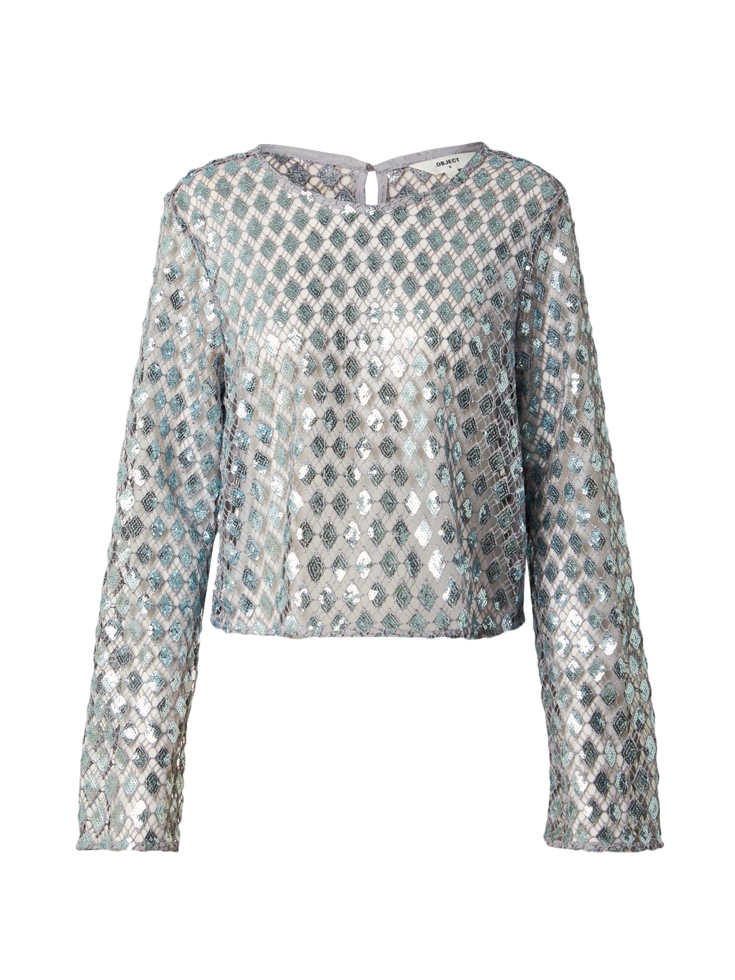 OBJECT Blouse 'GITTE' in Grey: front