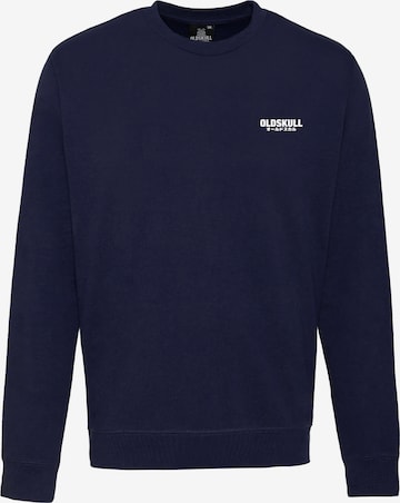 Oldskull Sweatshirt 'Basic Osk' in Blauw: voorkant