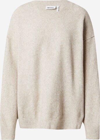 WEEKDAY Sweater 'Annie' in Beige: front