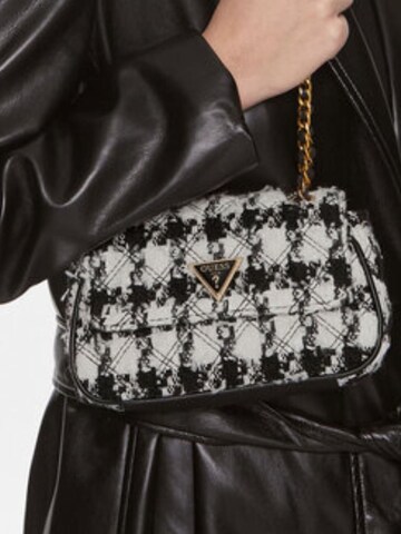GUESS Schoudertas 'Guess Sac Bandoulière Spark Micro Mini Black Multi' in Zwart