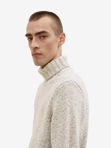 TOM TAILOR Sweater in Beige