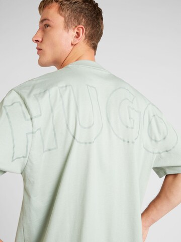 HUGO T-Shirt 'Nouveres' in Grün