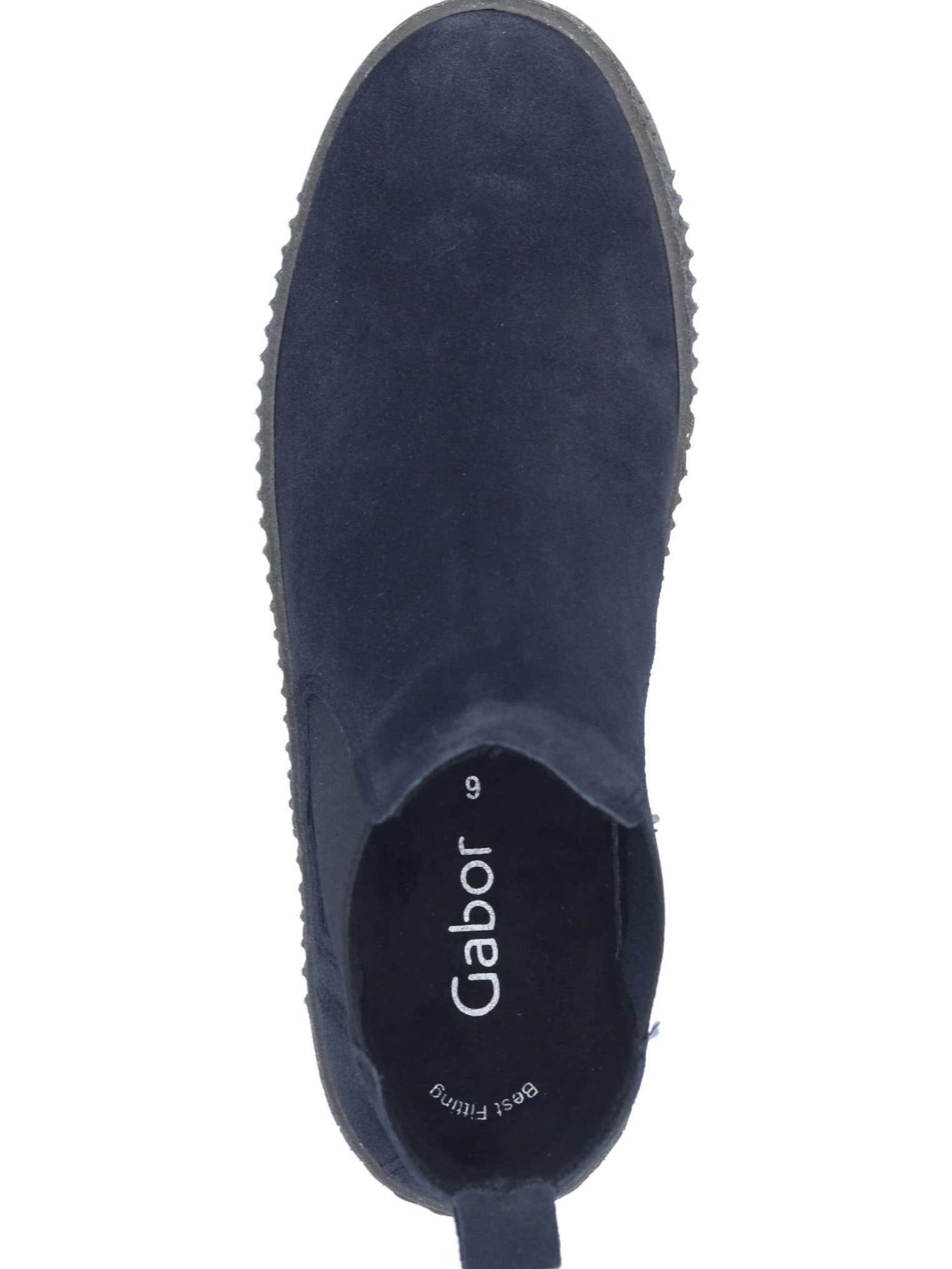 GABOR Chelsea Boots in Blau