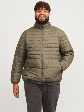 Giacca di mezza stagione 'JJEState' di Jack & Jones Plus in verde: frontale