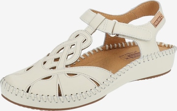 PIKOLINOS Strap Sandals in White: front