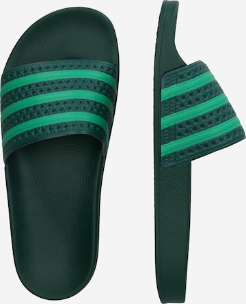 ADIDAS ORIGINALSNatikače s potpeticom 'Adilette' - zelena boja